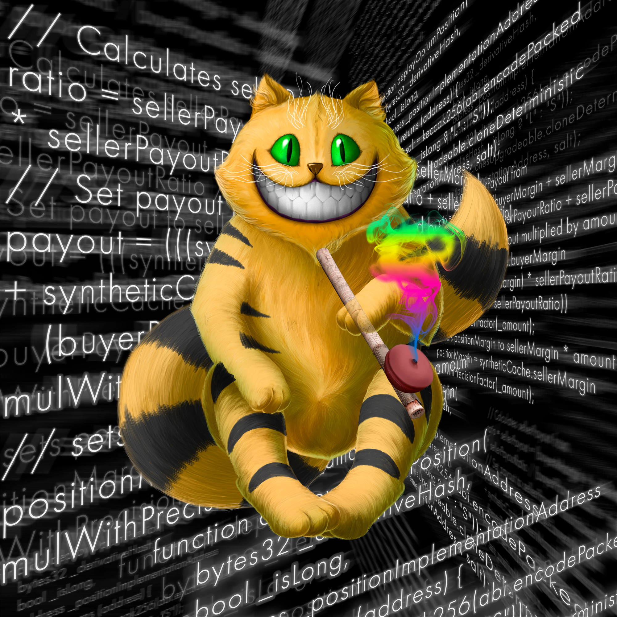 Opium Cheshire cat DNA#2146368