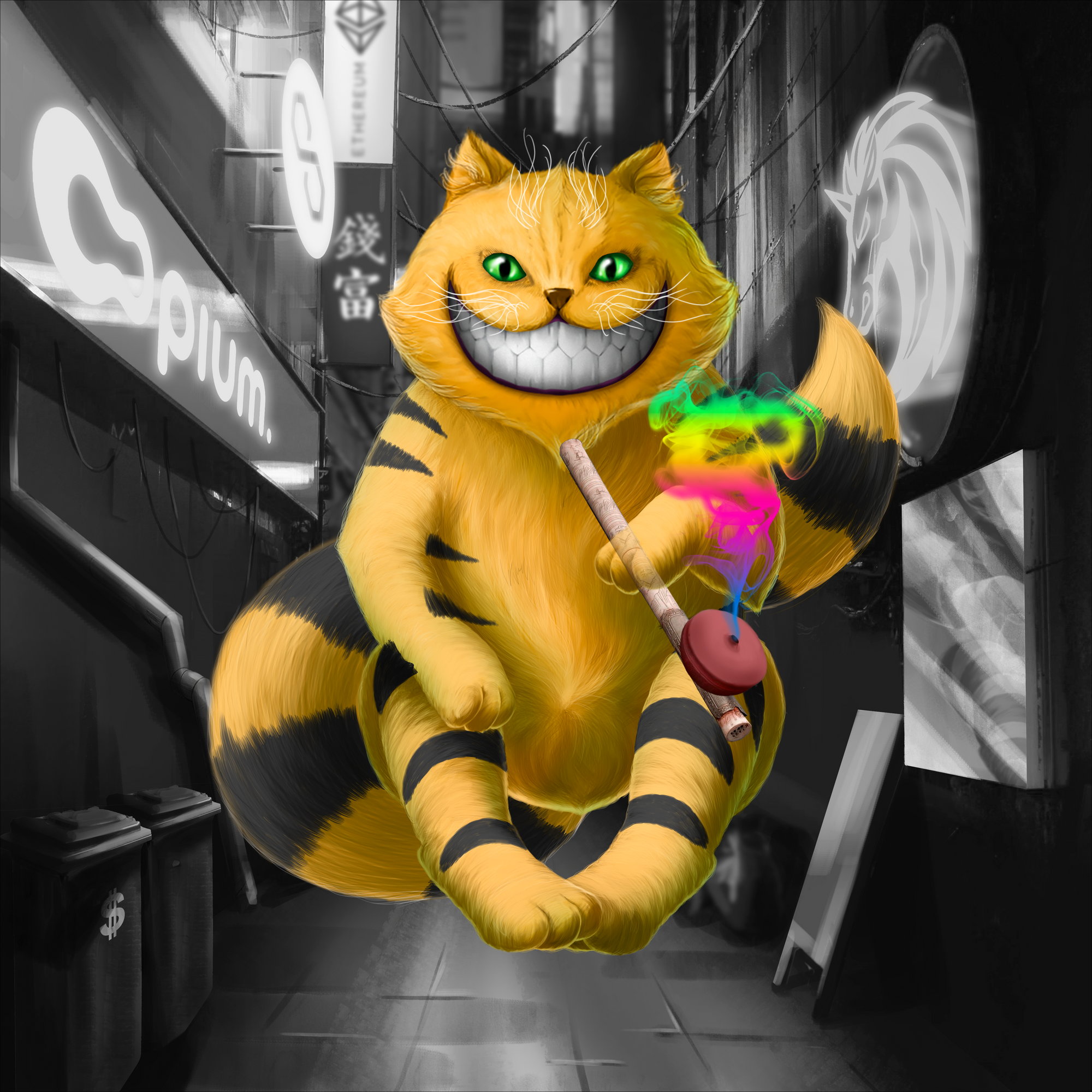 Opium Cheshire cat DNA#2203744